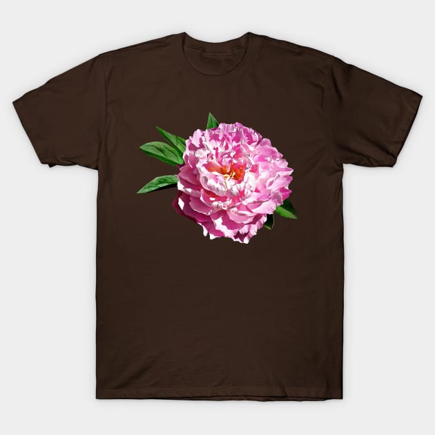 One Pale Pink Peony T-Shirt by SusanSavad